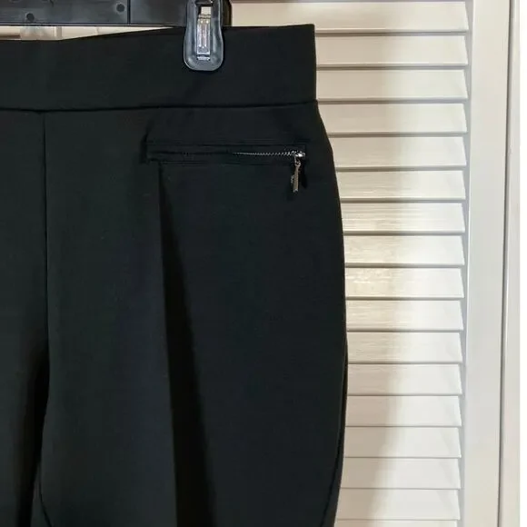 Rafaella Classic Black High Rise Slim Stretch Slacks 16 - Picture 6 of 6